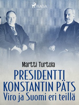 cover image of Presidentti Konstantin Päts